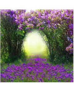 Laeacco 10x10ft Wedding Flowers Field Photography Background Lavender Manor Flowers Garden Fairytale Dreamlike Scene Children Baby Girls Lover Portraits Backdrop Photo Studio Props